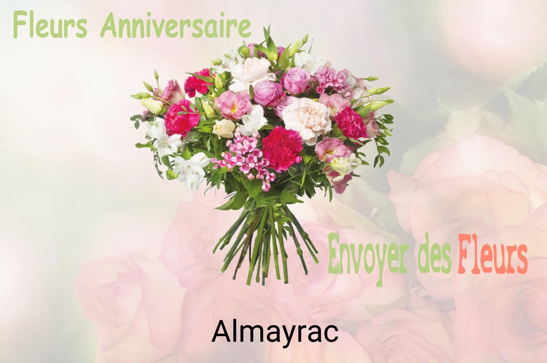 Bouquet de fleurs d’anniversaire livré à Almayrac
