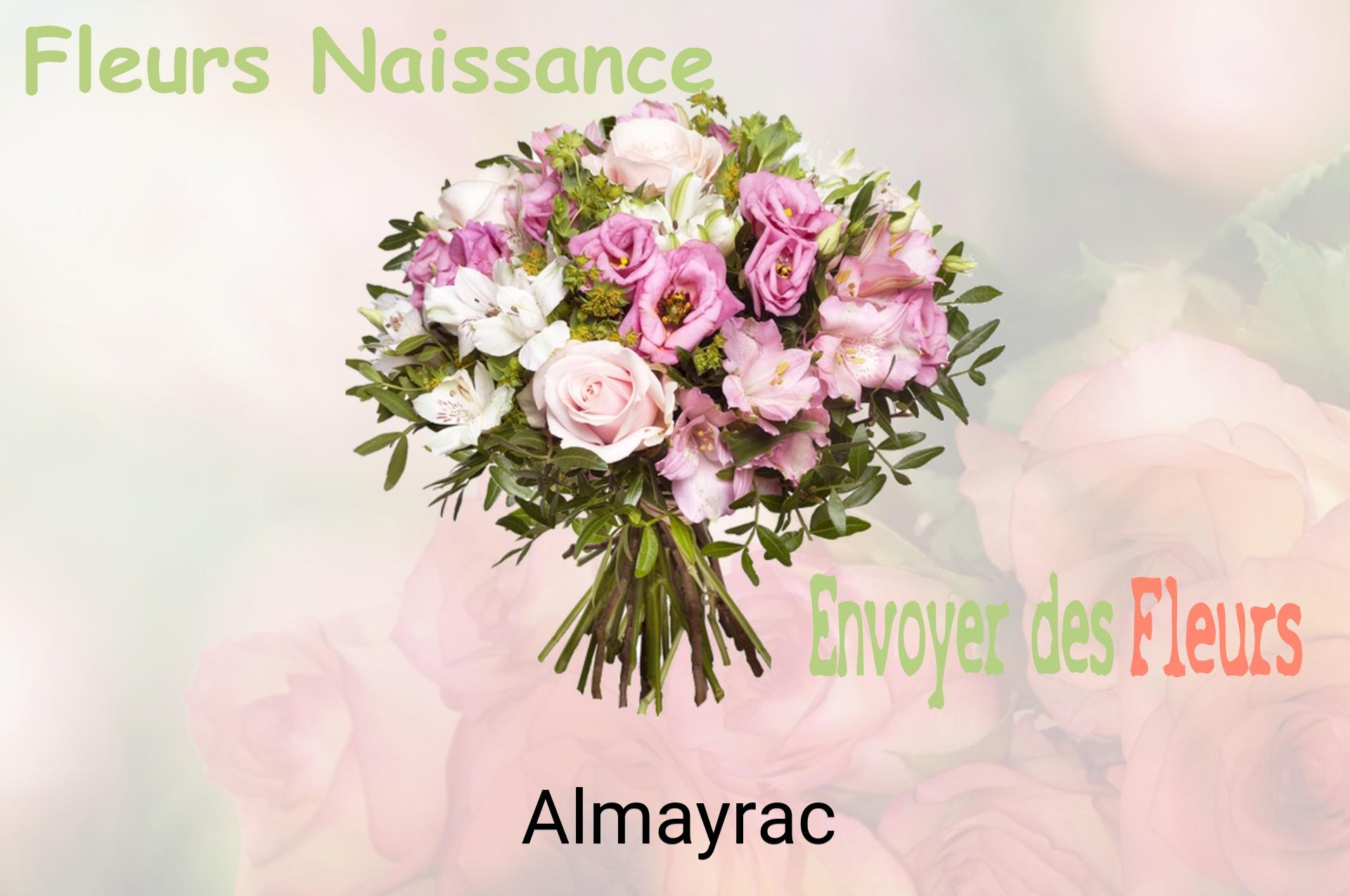Bouquet de fleurs de naissance livré à Almayrac